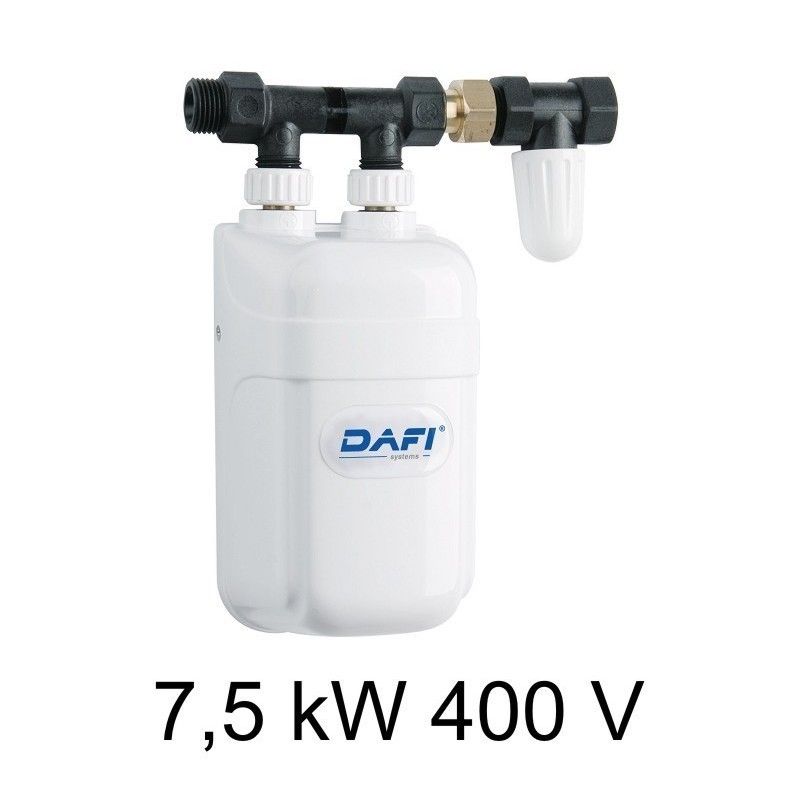 

Podgrzewacz wody Dafi 7,5 kW 400 V z przyłączem