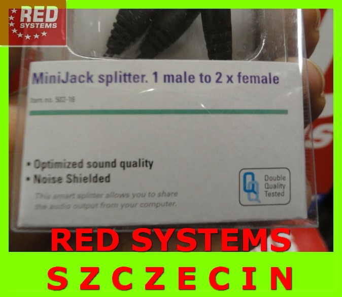 Adapter rozgałęznik Mini Jack 2x Minijack Lux HIT Marka inna