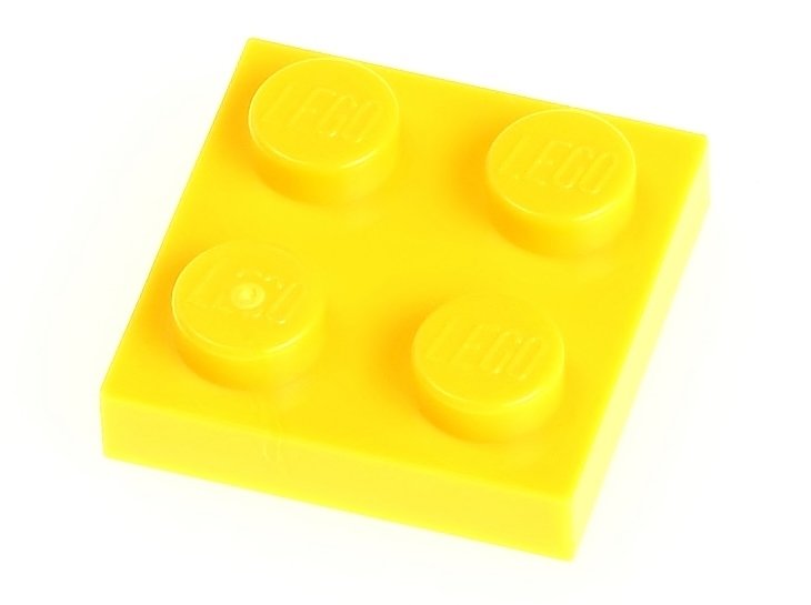 

Lego Płytka zwykła 2x2 3022 żółta 2 szt.