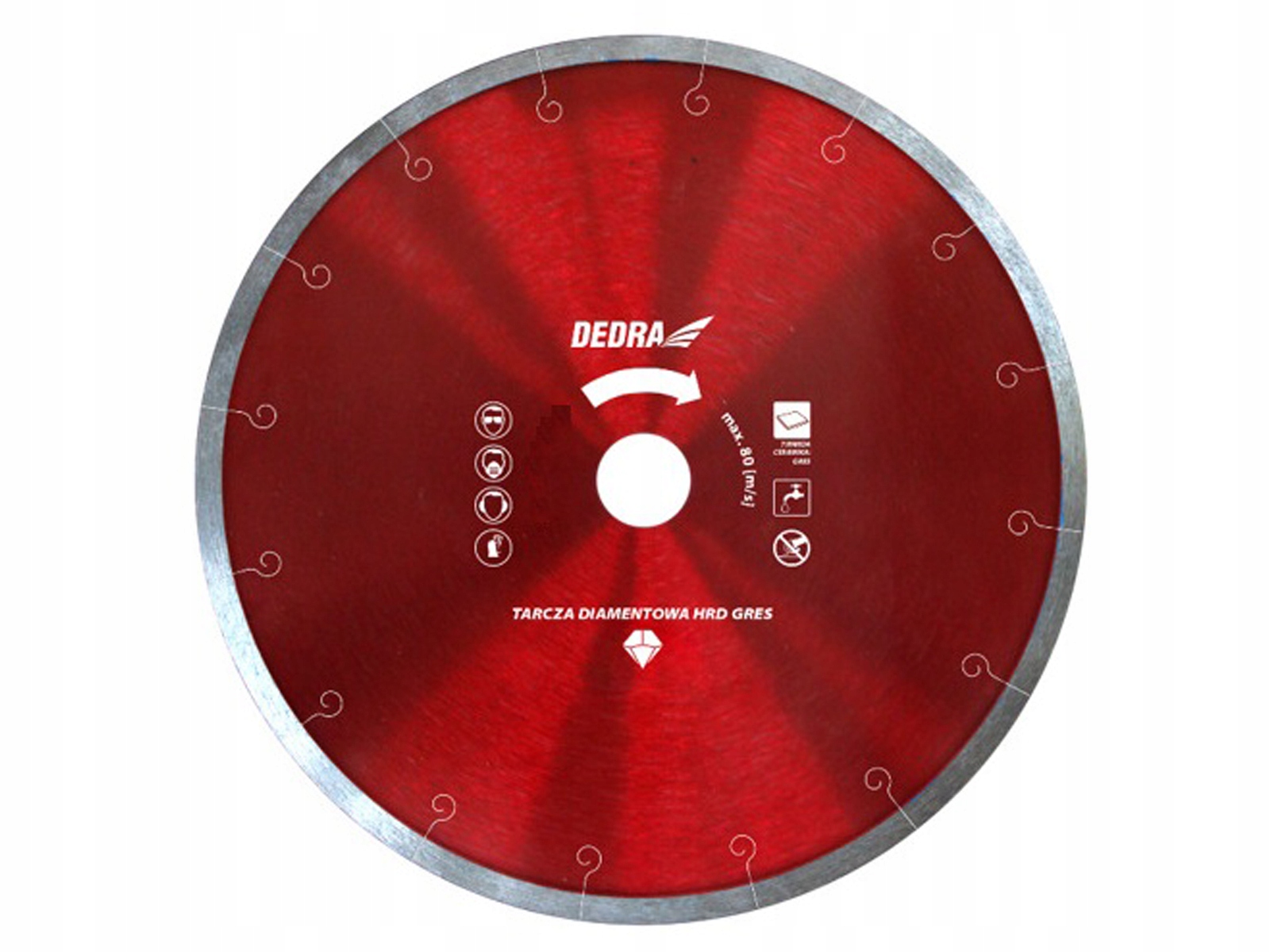 

Dedra Tarcza diamentowa Hrd Gres 250x25,4 H1067