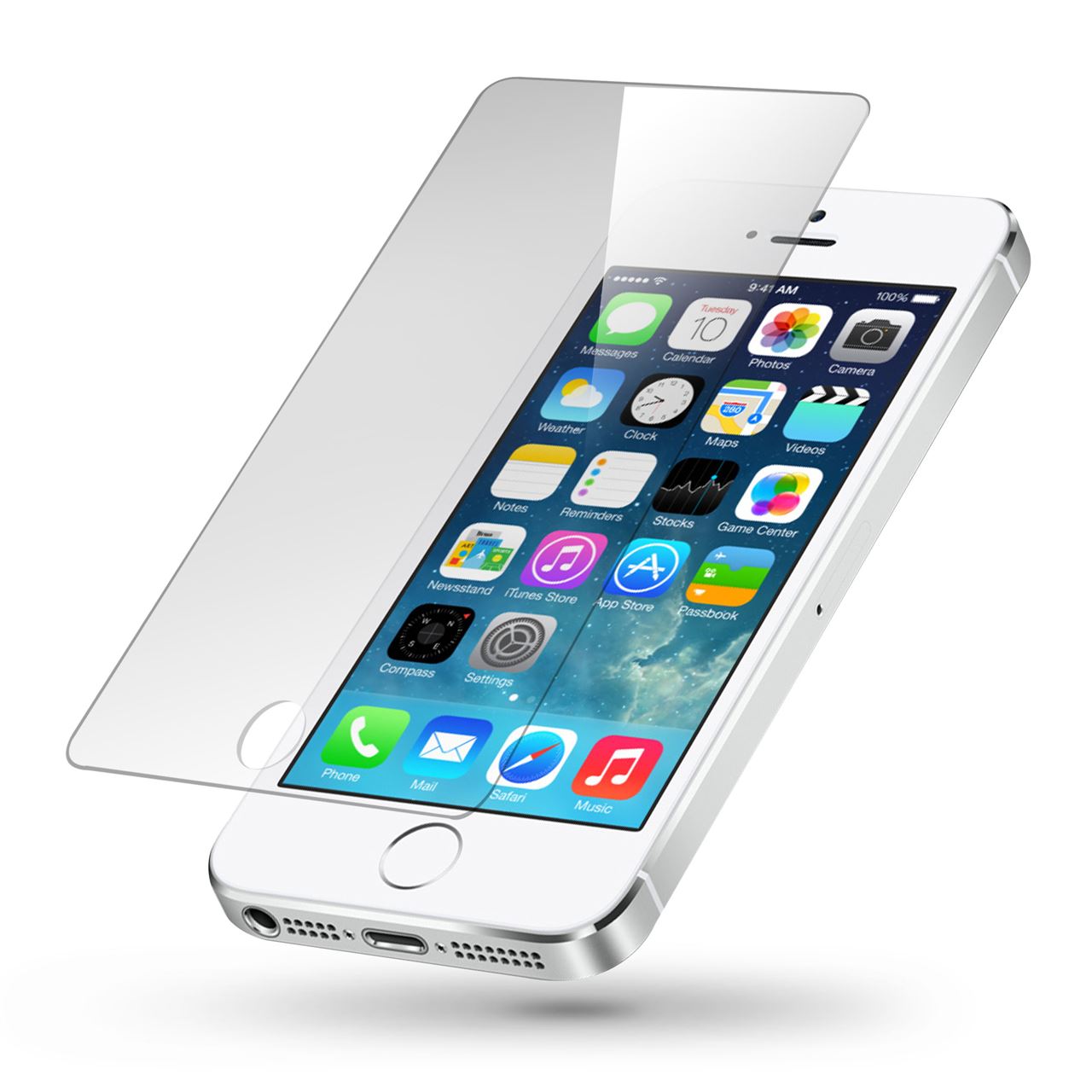 

Ochronne Szkło Hartowane 0,3mm iPhone 5 5S 5C Se