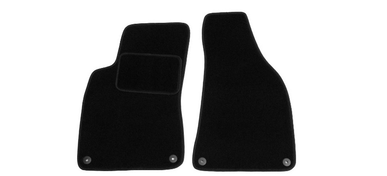 Dywaniki Welurowe Przody Audi A4 B6 B7 00-06r Przód 4stopery okrągłe