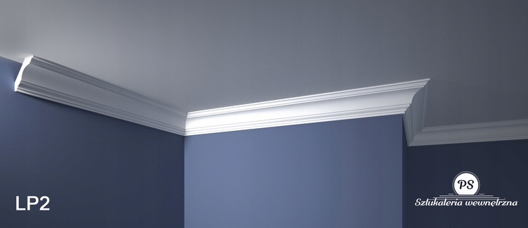 Gzymsy faseta przysufitowa listwy ścienne 10x10 Wysokość 100 mm