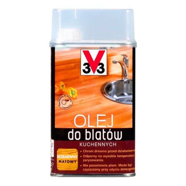 

3V3 Olej Do Blatów Kuchennych 0.5L bezbarwny V33