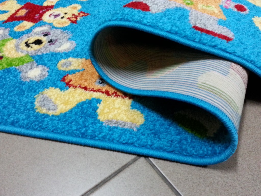 Dywan FUNKY 100x170 ROB turkus niebieski misie miś Szerokość produktu 100 cm