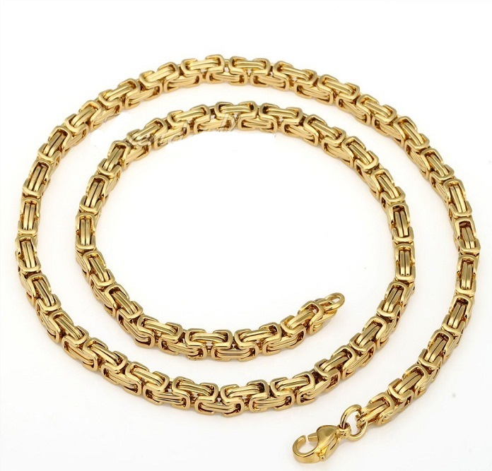 Египетское плетение цепочки золото