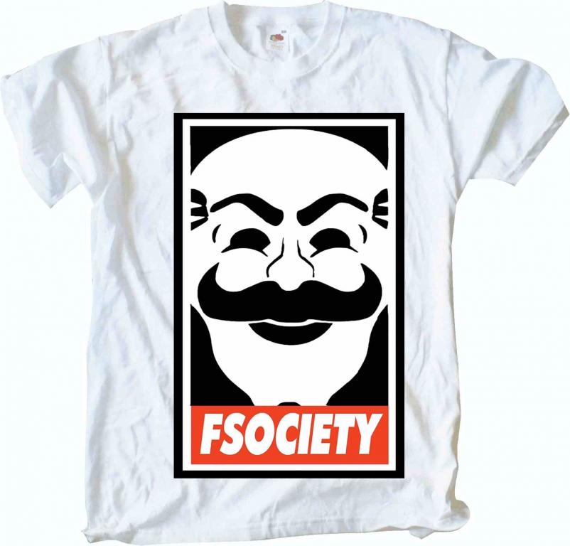 Mr Robot Fsociety T Shirt Koszulka 5908978395 Allegropl 