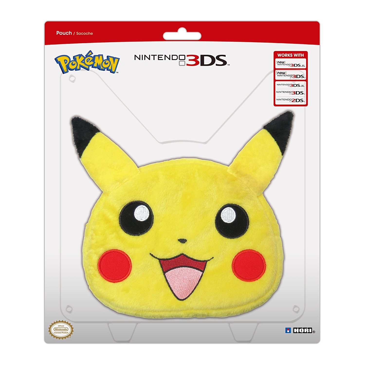 

Hori Etui New Nintendo 3DS XL Pikachu Plush Pouch