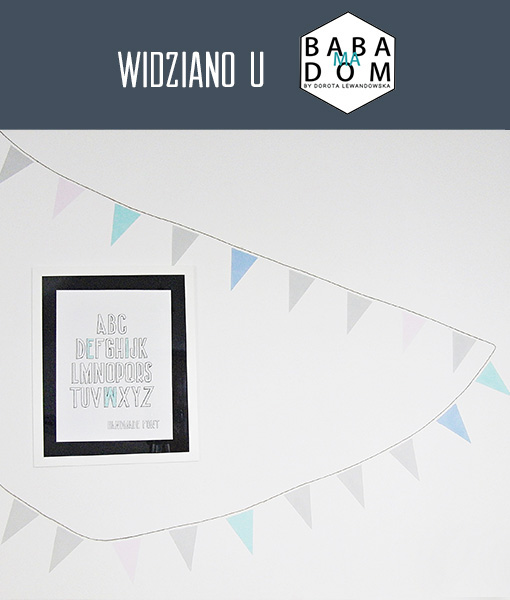 Pointy - szablon na ścianę trójkąty SCANDI Długość 100 cm