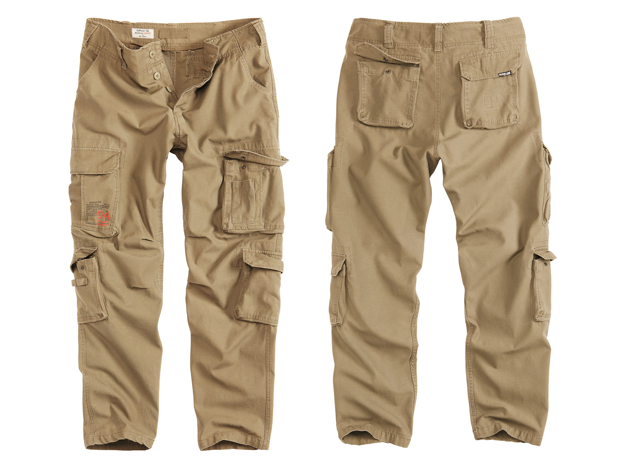 

Spodnie Slim Surplus Airborne Slimmy Khaki - XXL