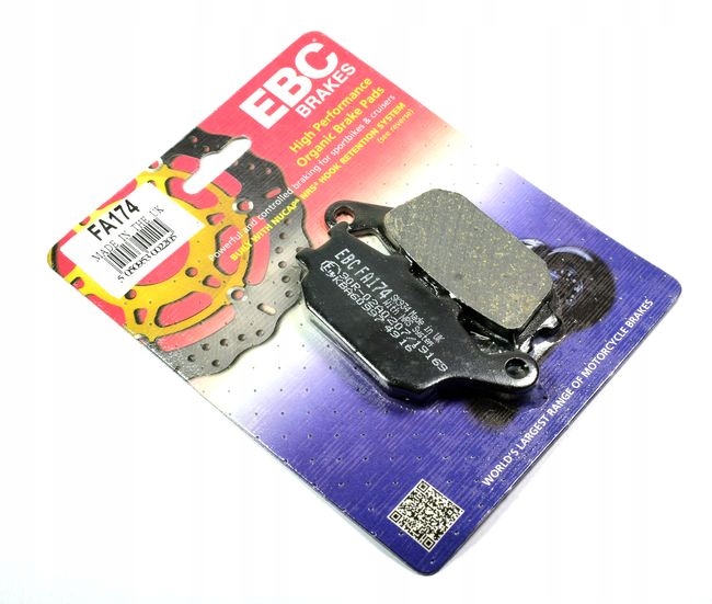 Zadní brzdové Destičky Ebc pro Yamaha YZF-R6 03-16.