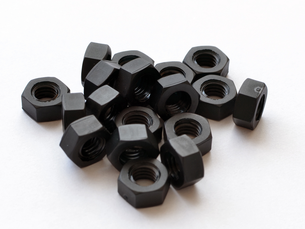 

Nakrętka Nakrętki czarna plastikowa PA6 M5 10szt.