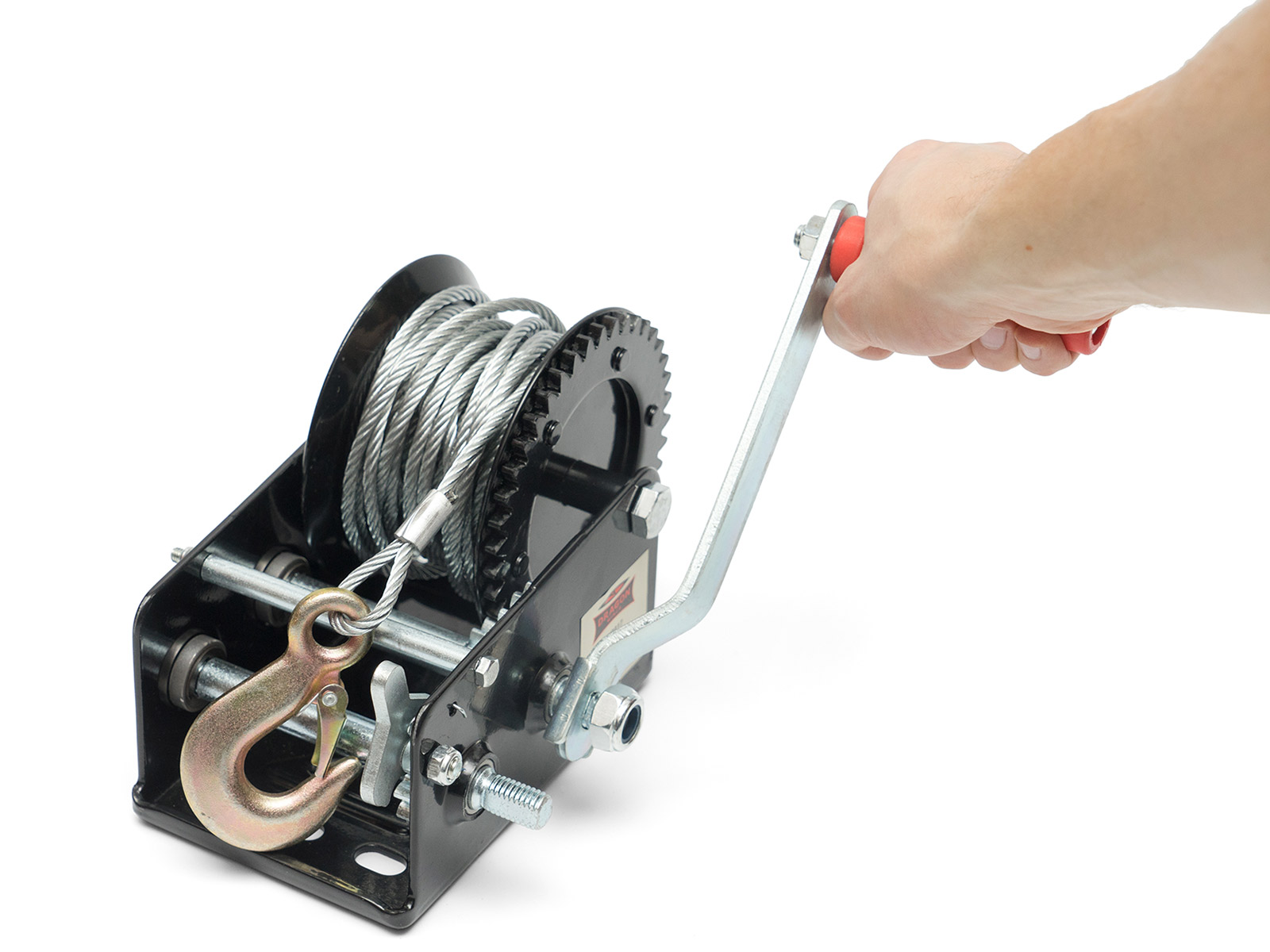 WYCIĄGARKA WCIĄGARKA RĘCZNA KORBOWA LINOWA 1133kg DRAGON WINCH Zasilanie ręczne