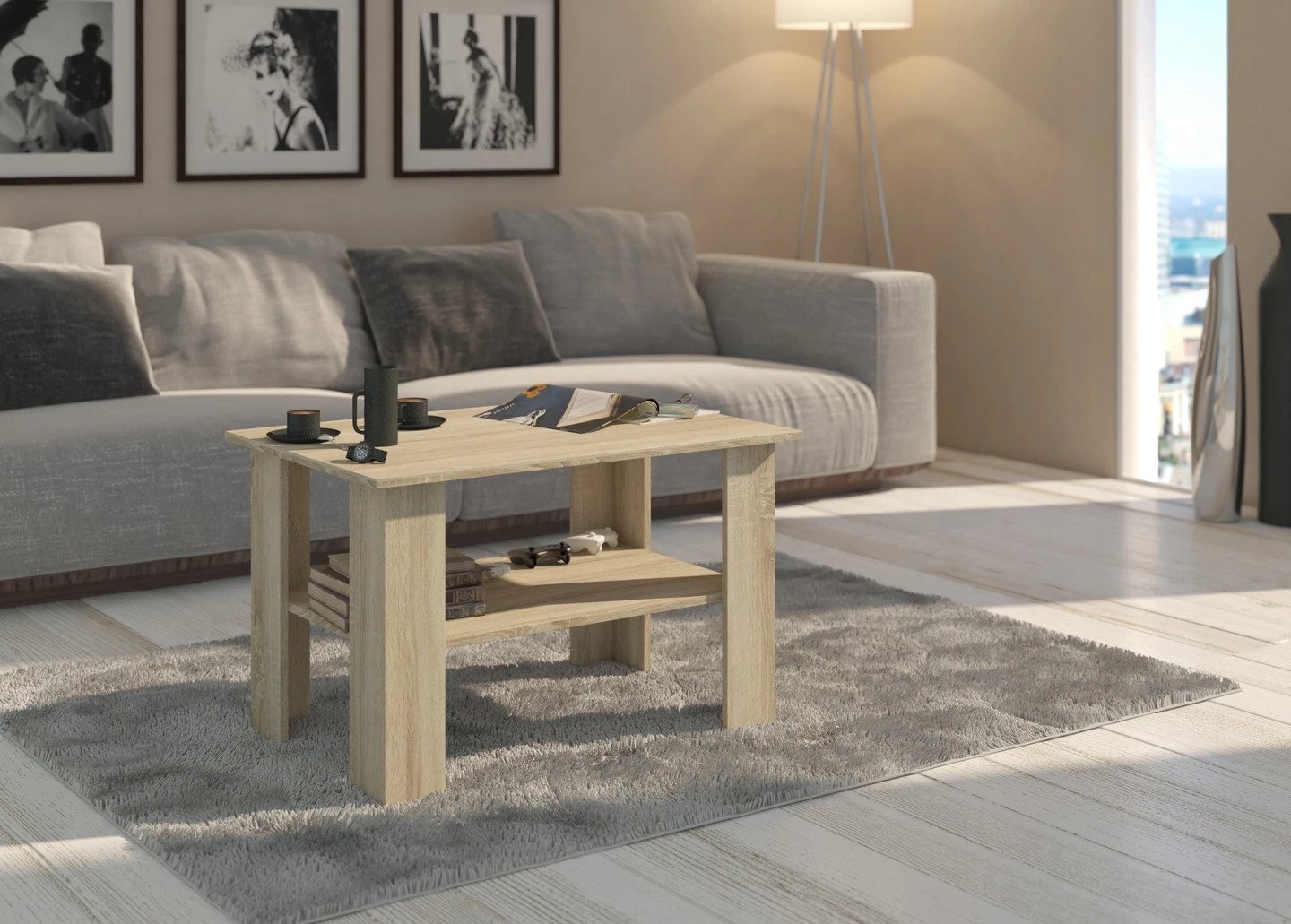 ŁAWA STOLIK KAWOWY STÓŁ A-1 SONOMA