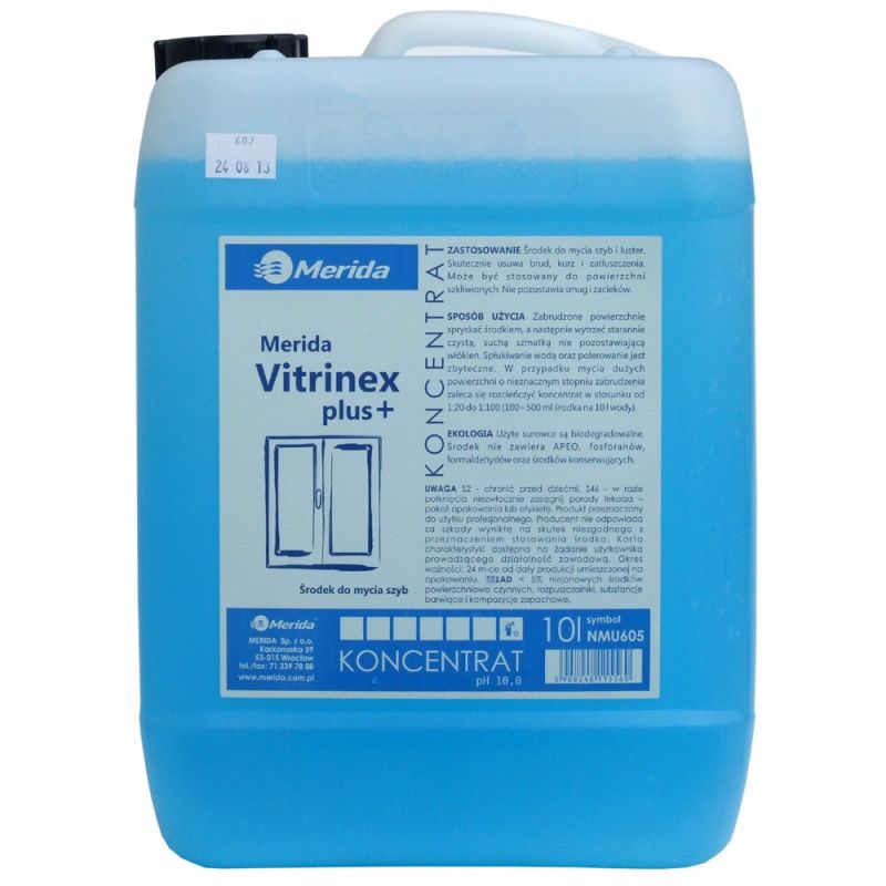 

Merida Vitrinex Płyn Do Szyb Szkła Okien Szyby 10L