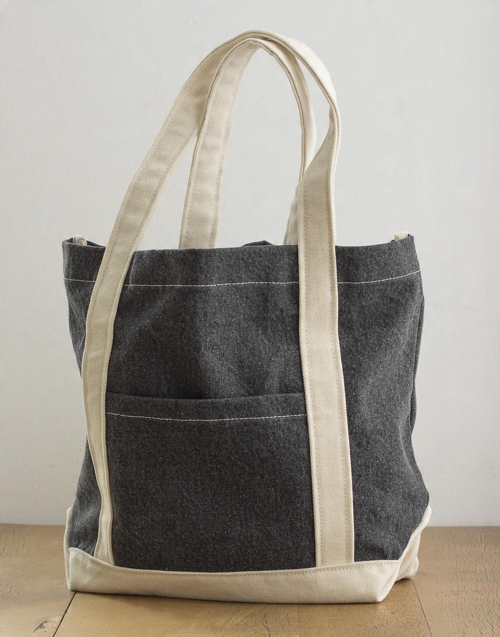 

Płócienna Torba Denim Na Zakupy Black 63857