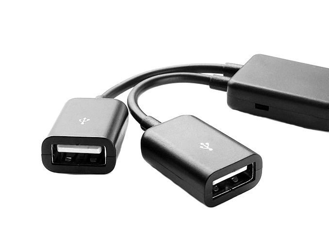 HUB OTG USB 3.1 USB-C typ C do 2 x porty USB 2.0 Marka WulkanCenPL