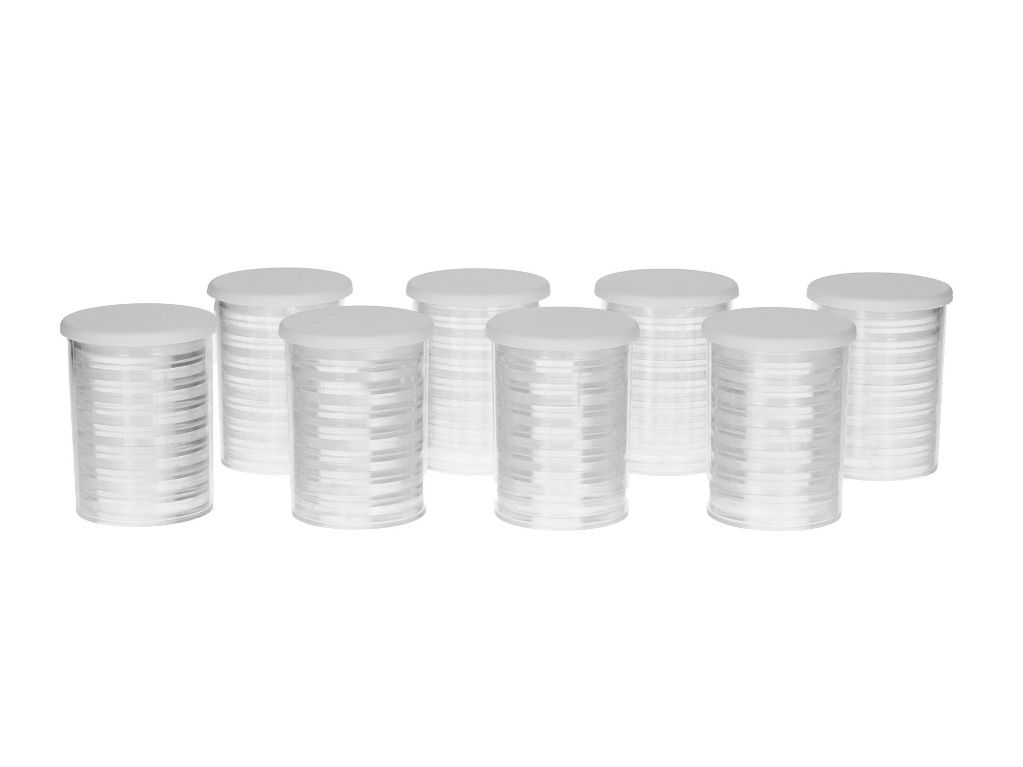

Kapsle Na Monety 38,61 MM 80 Sztuk W Tubach