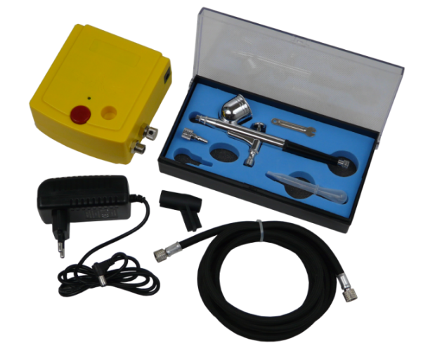 Airbrush Kompresor TG-130 Malířská Sada