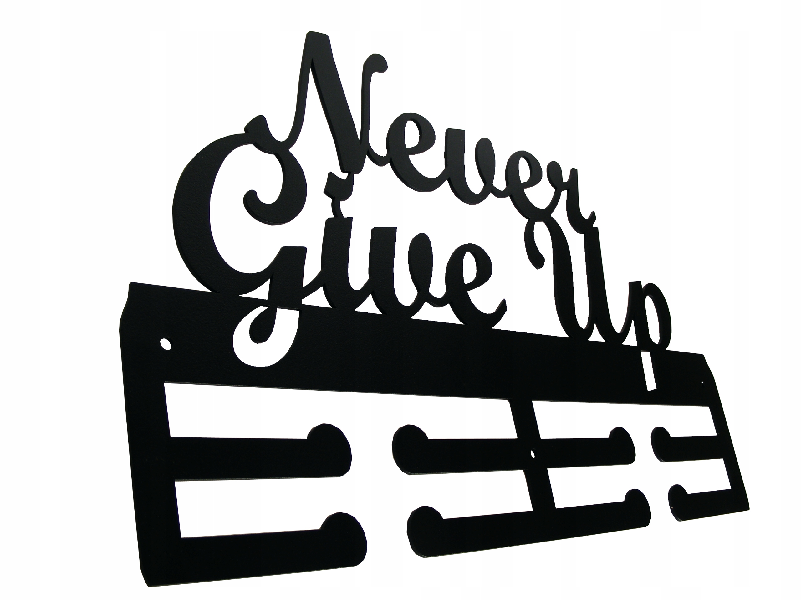 

Wieszak na medale "Never Give Up" 40 cm