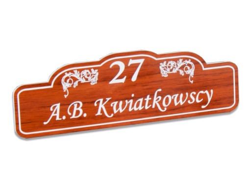 TABLICZKA WIZYTÓWKA NA DRZWI DOM BIURO GRAWER Marka Select