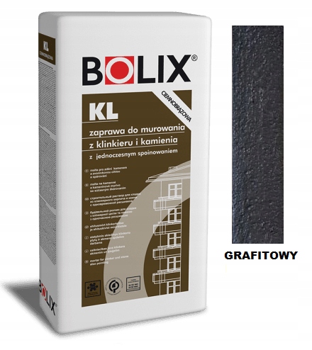 

Bolix Zaprawa Do Klinkieru Kl 25KG Grafitowa