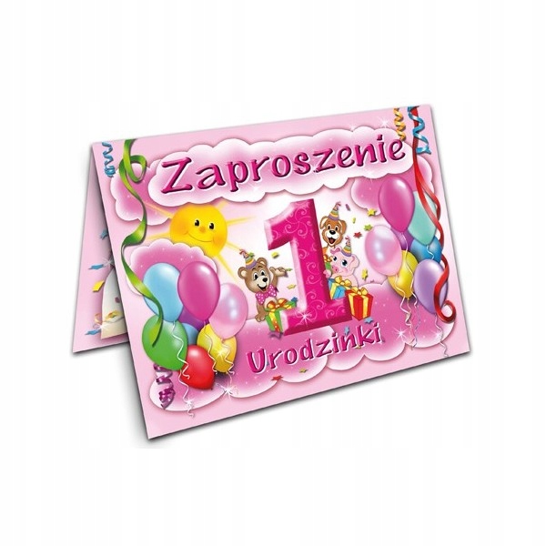 

Zaproszenie na roczek 2 szt zaproszenia