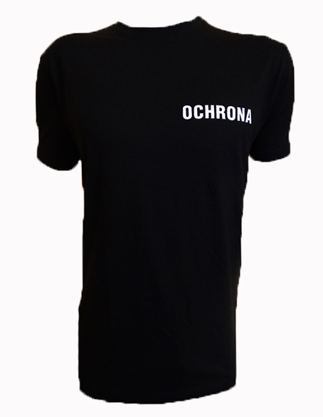 

Koszulka t-shirt Ochrona- rozmiar XL Czarna
