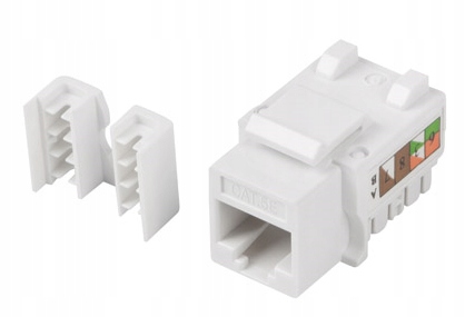 

Gniazdo Keystone Złacze RJ45 90 Utp Kat 5e 45x45