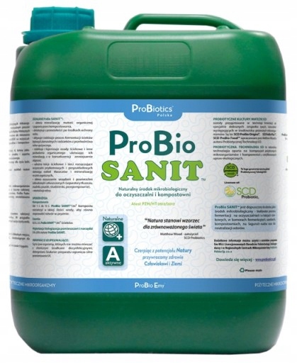 PROBIO SANITY 5 L Baktérie pre Cesspool a čistiareň odpadových vôd