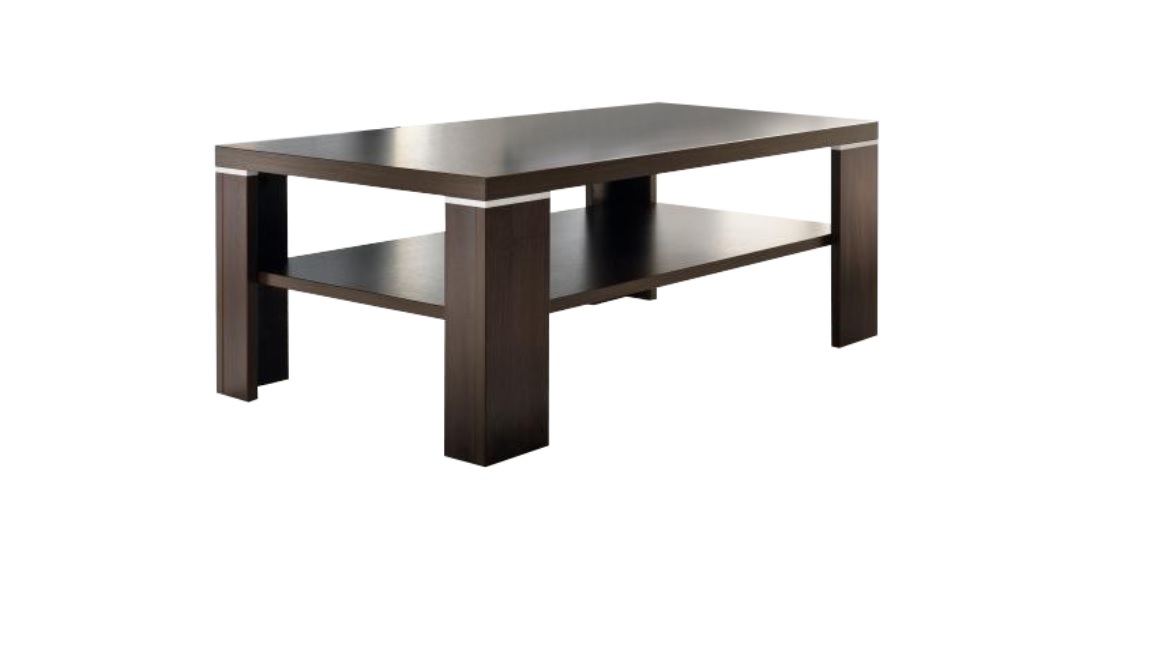 

Ława stolik kawowy duży 68 x 109 cm kasztan wenge