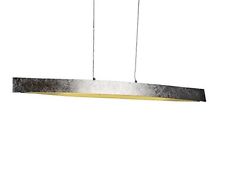 Lampa Mensa 2 závesná Led strieborná Mimax Lighting luster s nosníkom