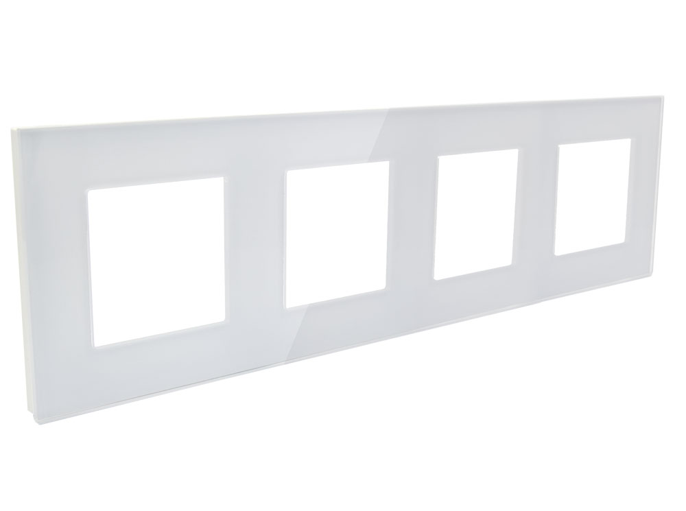 B-LINE DLX BIAŁA RAMKA SZKLANA CZTEROKROT X4 SZKŁO Marka B-line