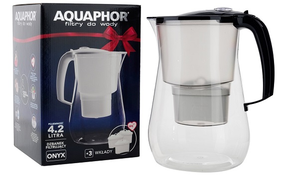 

Dzbanek Aquaphor Onyx black+3szt B100-25Maxfor Mg+