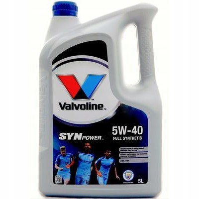 

Valvoline SynPOWER 5W-40 5L Certyfikat