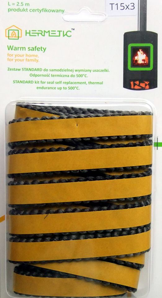 

Zestaw Naprawczy Kominków Taśma Szklana 15x3mm