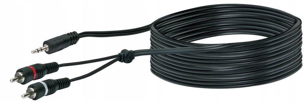 

Kabel Przewód Aux Jack 3,5mm Rca Cinch Stereo 3m