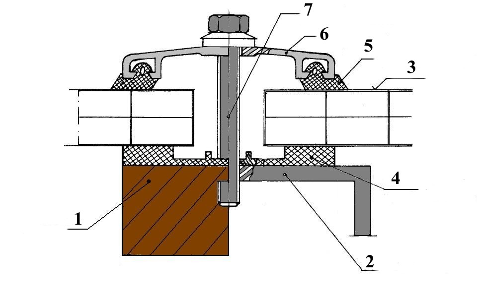 Profil górny alu łączący do poliwęglan 60x9 2m Grubość 1 mm