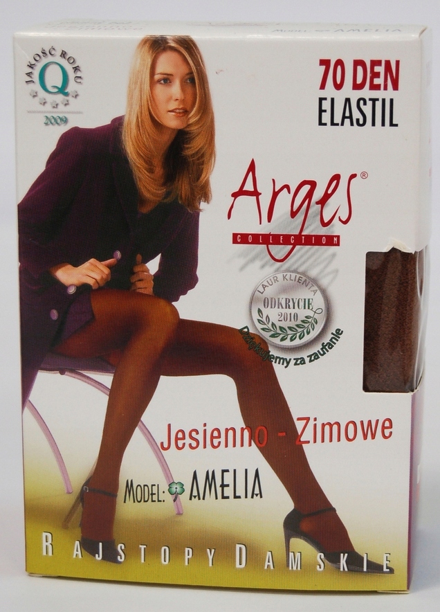 

Arges rajstopy elastilowe grube 70 Den XL kolory