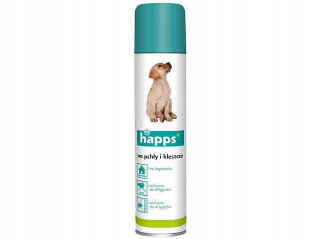 

Happs aerozol - spray na pchły i kleszcze 250ml.