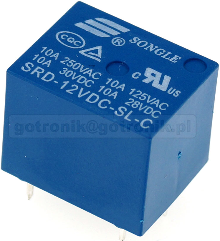 

Przekaźnik Songle SRD-12VDC-SL-C 12V__________Z283