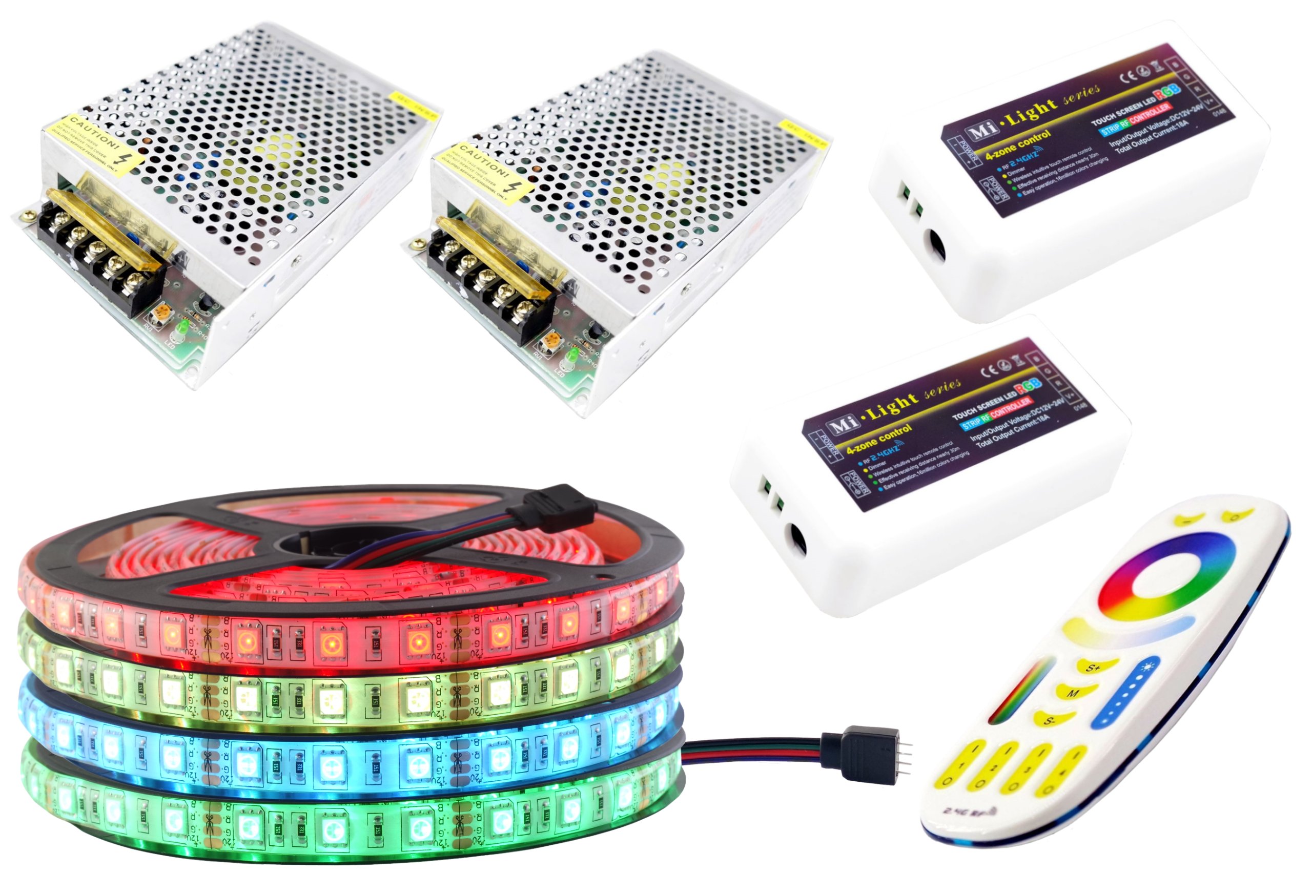 

Zestaw Led 300 Rgb 5050 IP65 Mi-Light Premium 20m