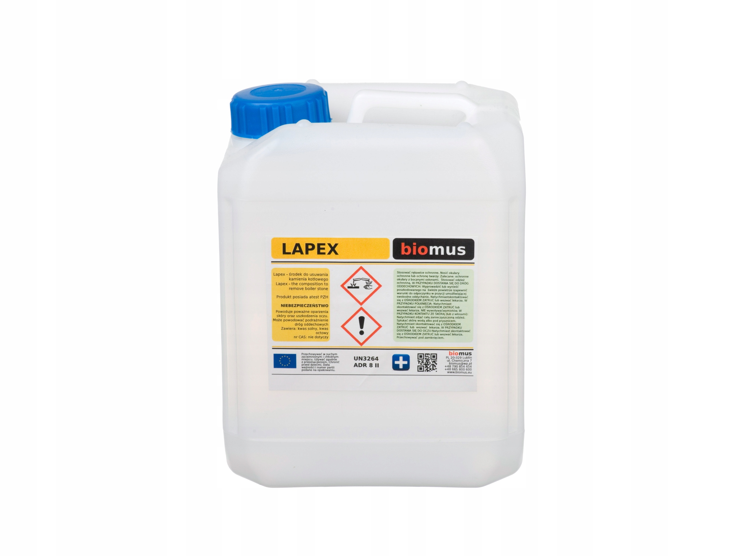 

Lapex profesjonalny odkamieniacz Biomus 5L