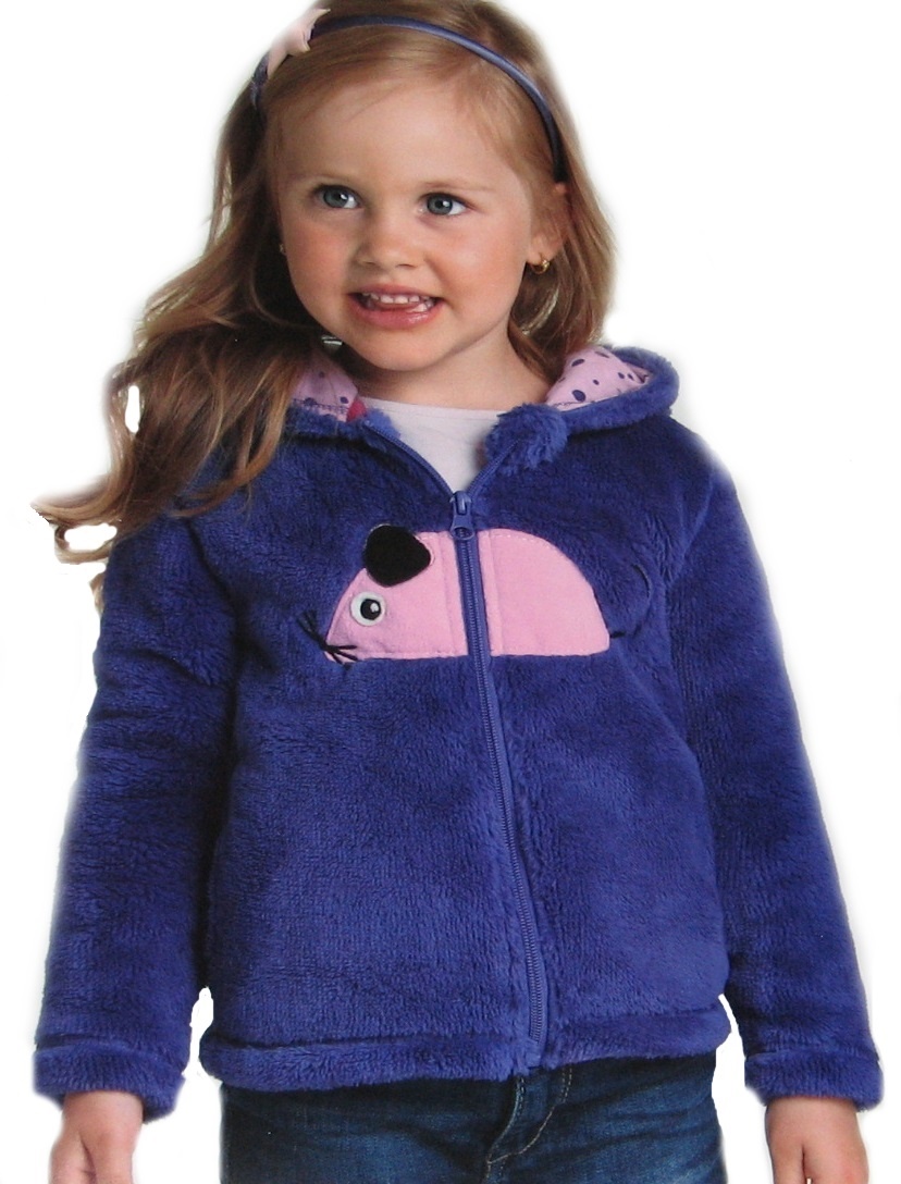 

Bluza rozpinana z kapturem miękka ciepła r. 104