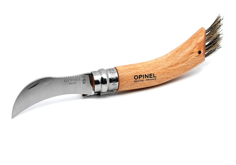 NÓŻ OPINEL NA GRZYBY MUSHROOM z MIOTEŁKĄ No.8 - 001250 - 6966650363 