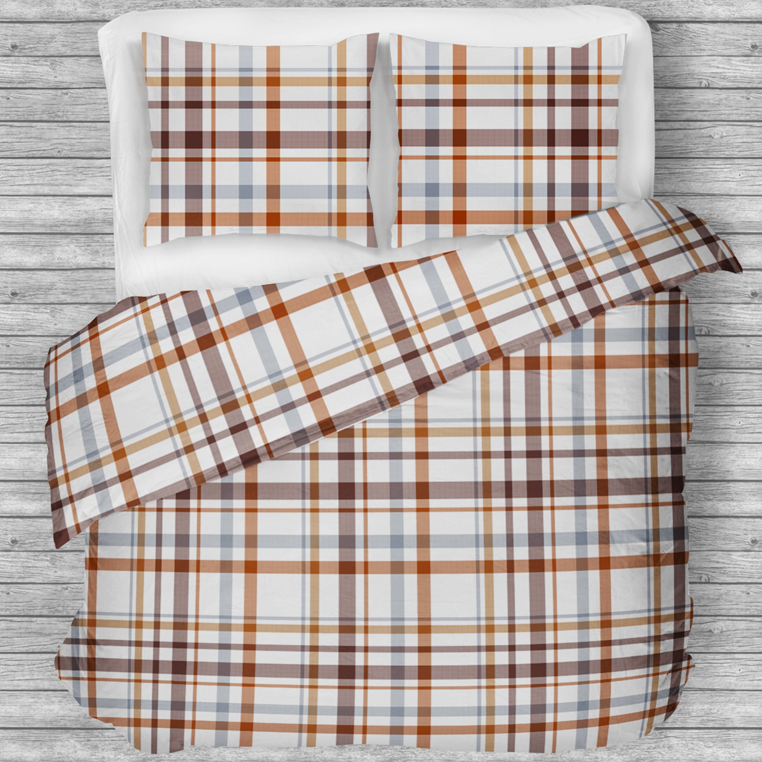 Povlečení Komplet Povlak na polštář 200x220 2x 70x80 Konsimo