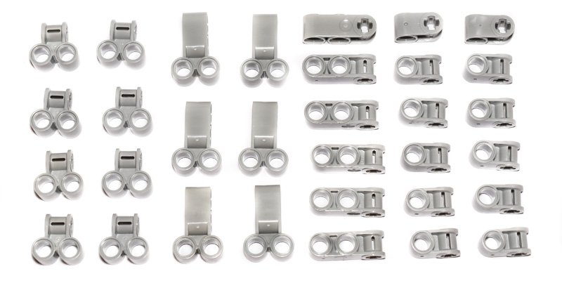 

Lego Technic łączniki jasnoszare 4