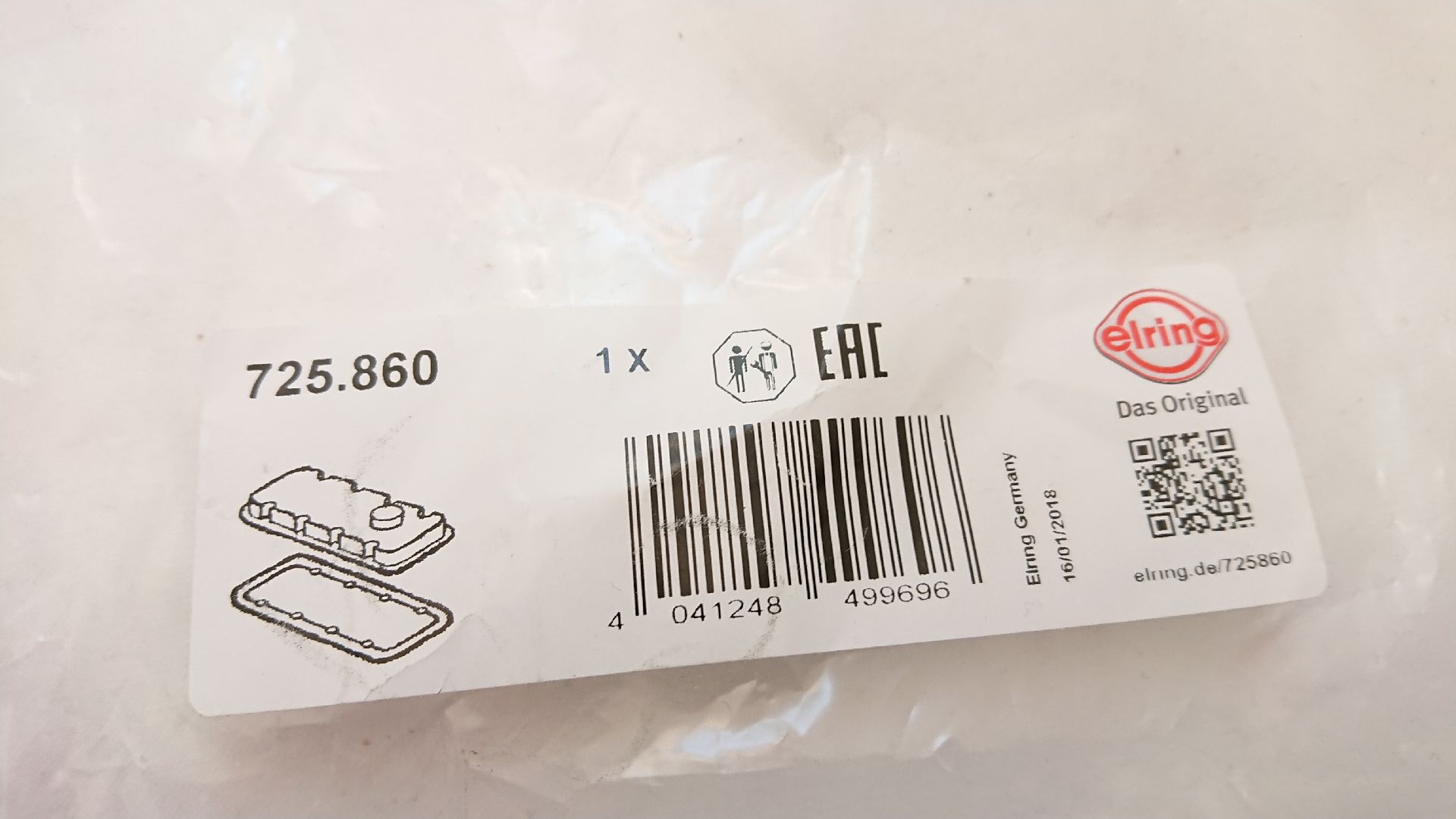 USZCZELKA POKRYWY ZAWORÓW AUDI A4 A6 A8 3.2 FSI Jakość części (zgodnie z GVO) Q - oryginał z logo producenta części (OEM, OES)