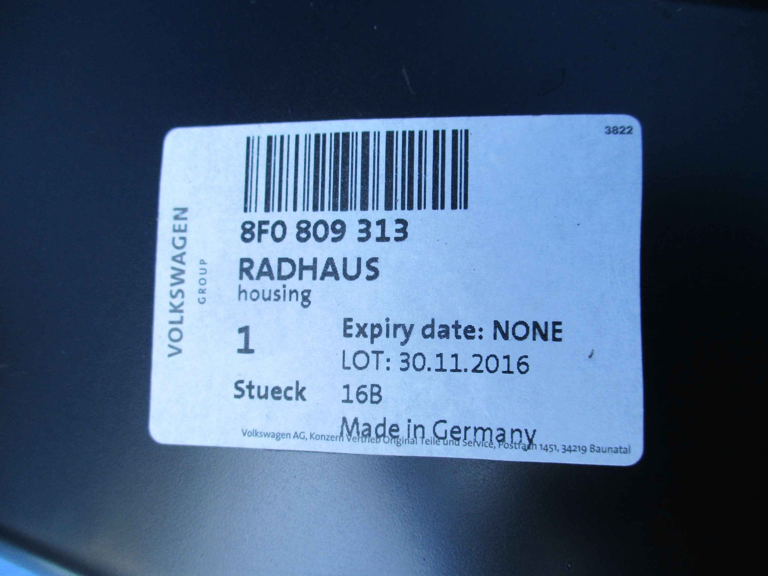 AUDI A5 S5 10- FARTUCH NADKOLE ĆWIARTKA LEWY TYŁ Producent części Audi OE