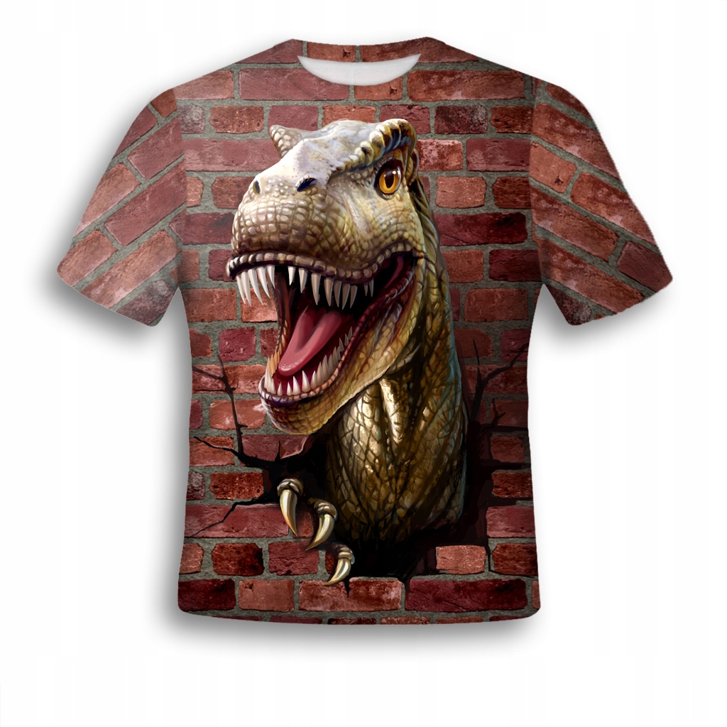 

Koszulka Fullprint Tyranozaur L Modna Stylowa